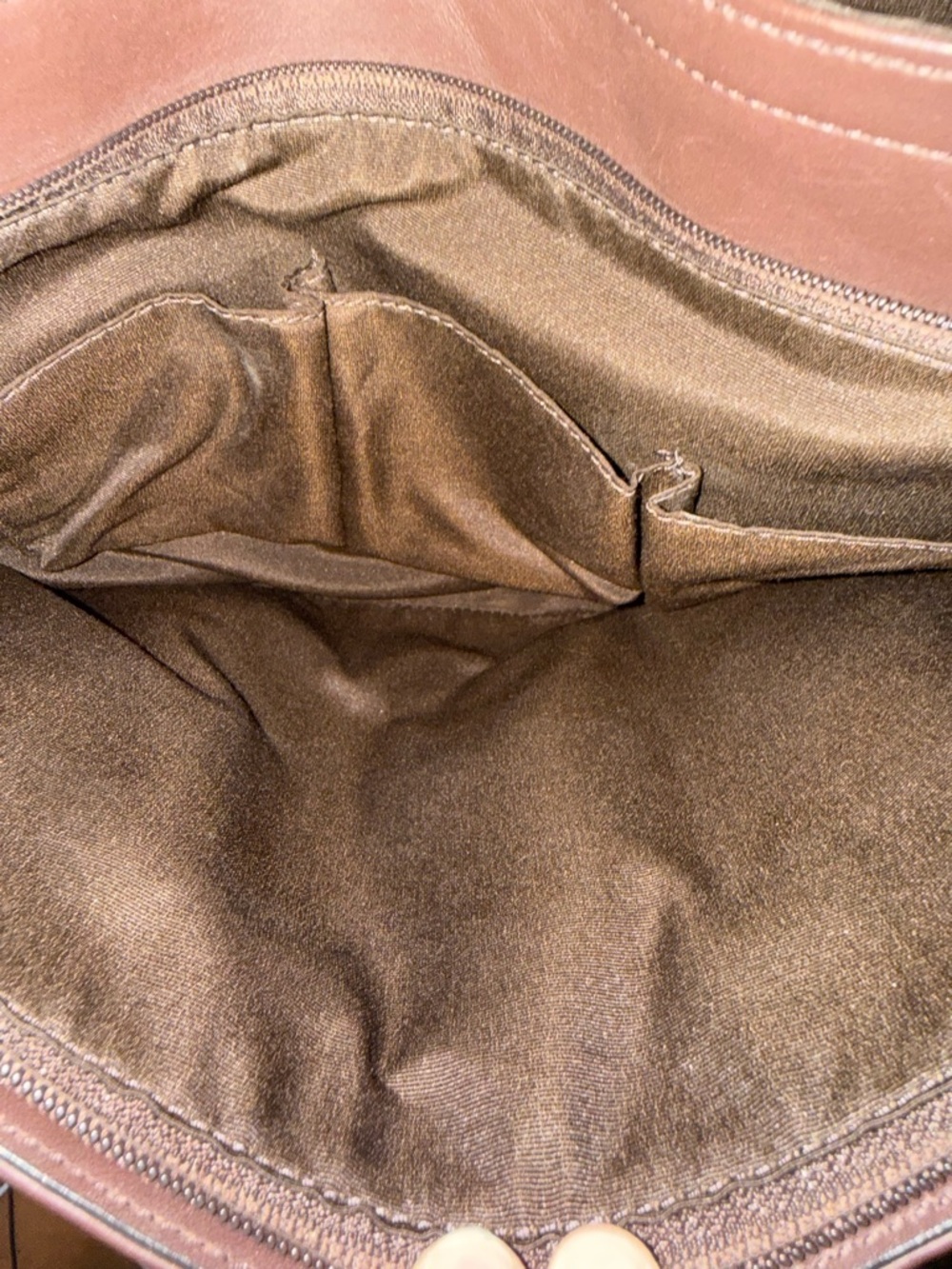 Vtg Coach Lexington Flap Top Brown Leather Laptop Briefcase Commuter Bag - Picture 14 of 16